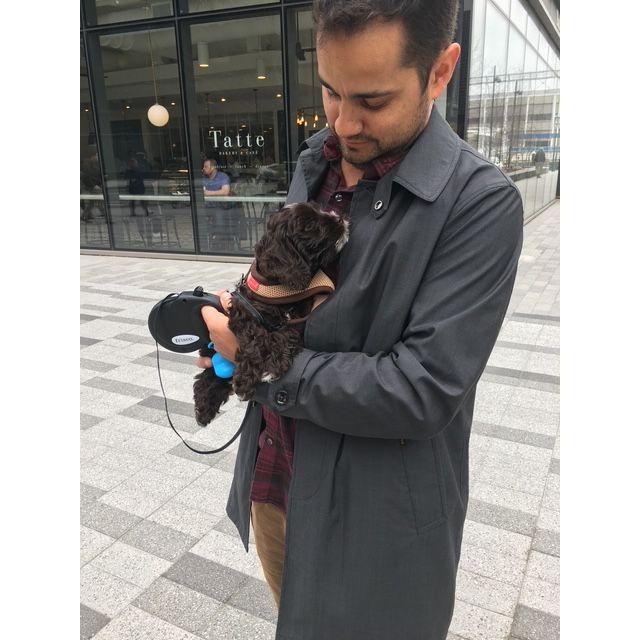 First walk with Danny and Melvin.