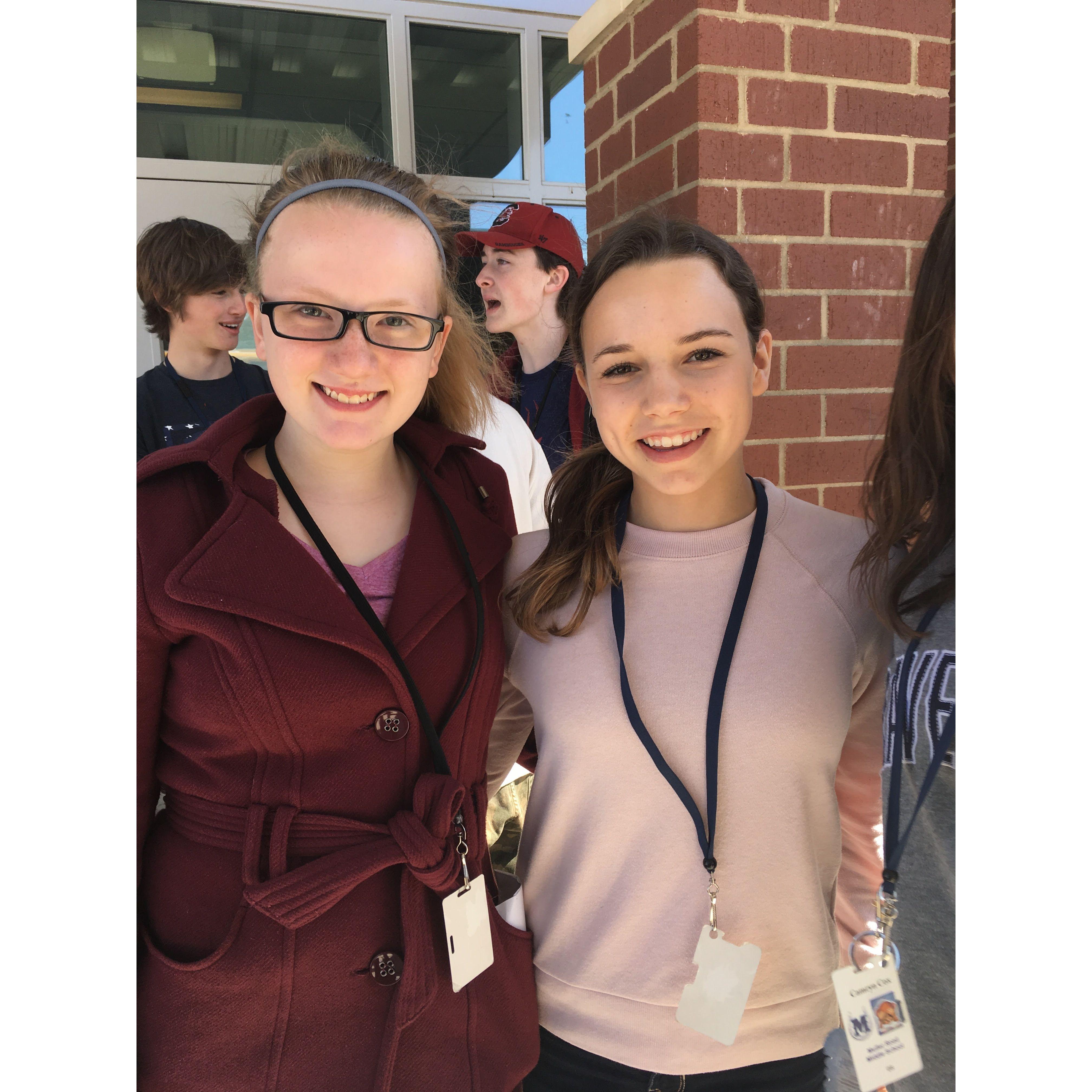 8th grade! We didn't know each other but you can find him behind me!
