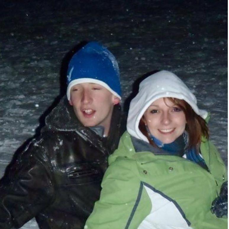 One of our first ever photographs together, January 2011
