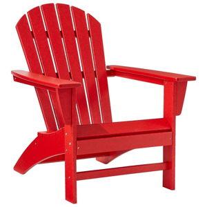 All-Weather Waterfall Adirondack Chair (Sunset Red)