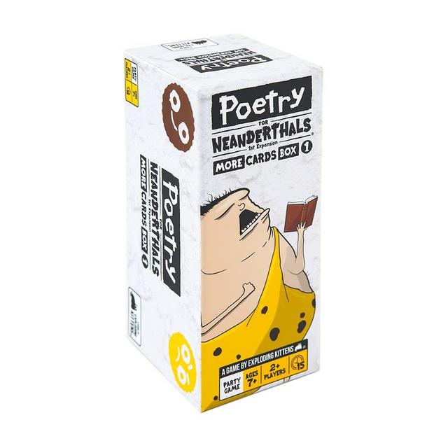 Poetry for Neanderthals Expansion by Exploding Kittens - Family Card Game - Card Game for Adults, Teens & Kids