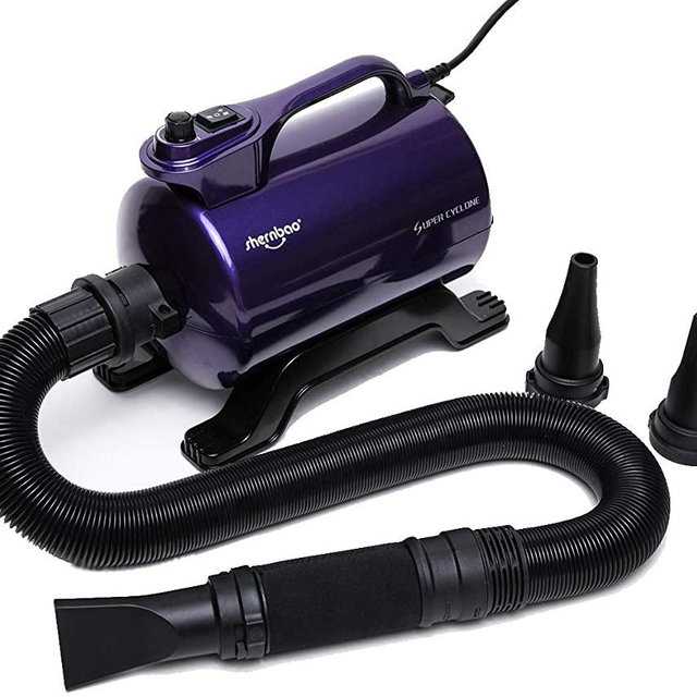shernbao High Velocity Professional Dog Pet Grooming Hair Force Dryer Blower 5.0HP （Super Cyclone） SHD-2600P
