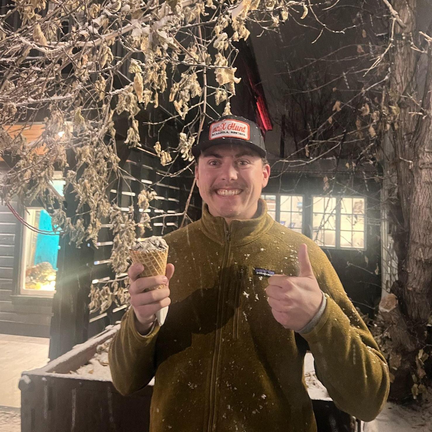 Ice cream, in a snow storm, in Park City! Scott surprised Austie for her 26th with a trip to see Alan Jackson
