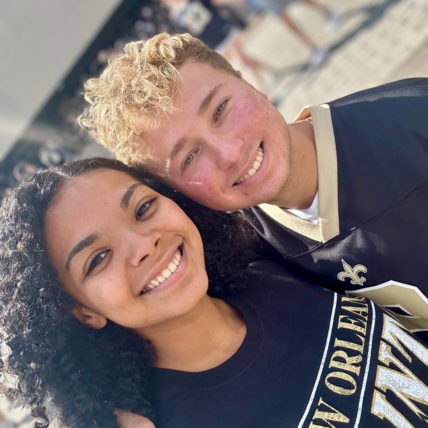 One of our favorite activities is going to the Saints game! Who Dat!!!