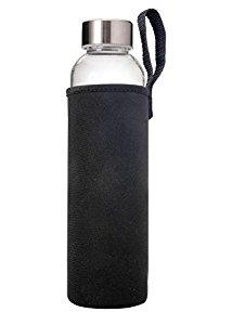Primula Brew Travel Bottle Cold Brew Coffee Maker with Filter and Insulating Sleeve, 20 oz., Clear