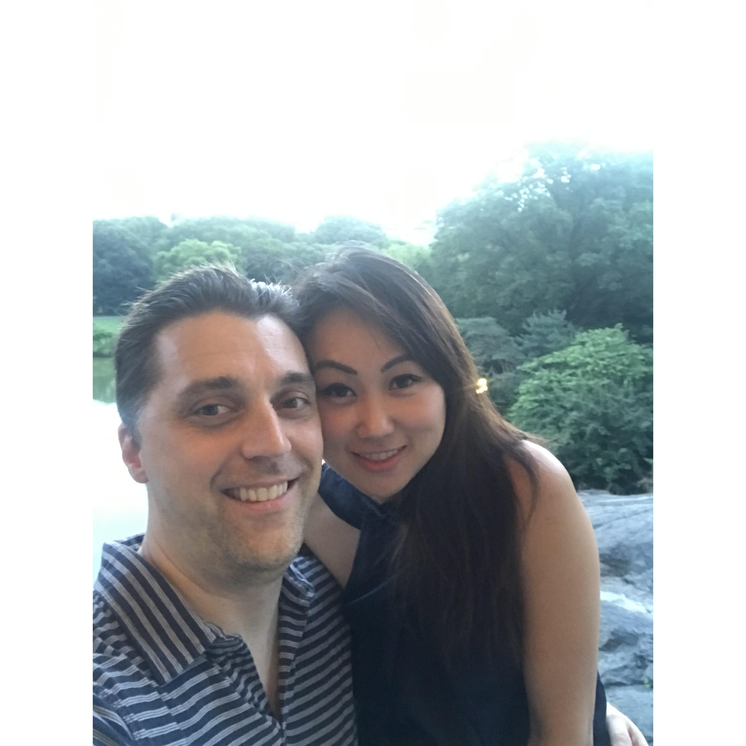 Our first visit to a “castle”…first Shakespeare at the Park.