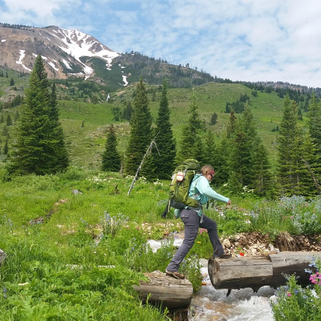 Trekking Yellowstone in July 2017.