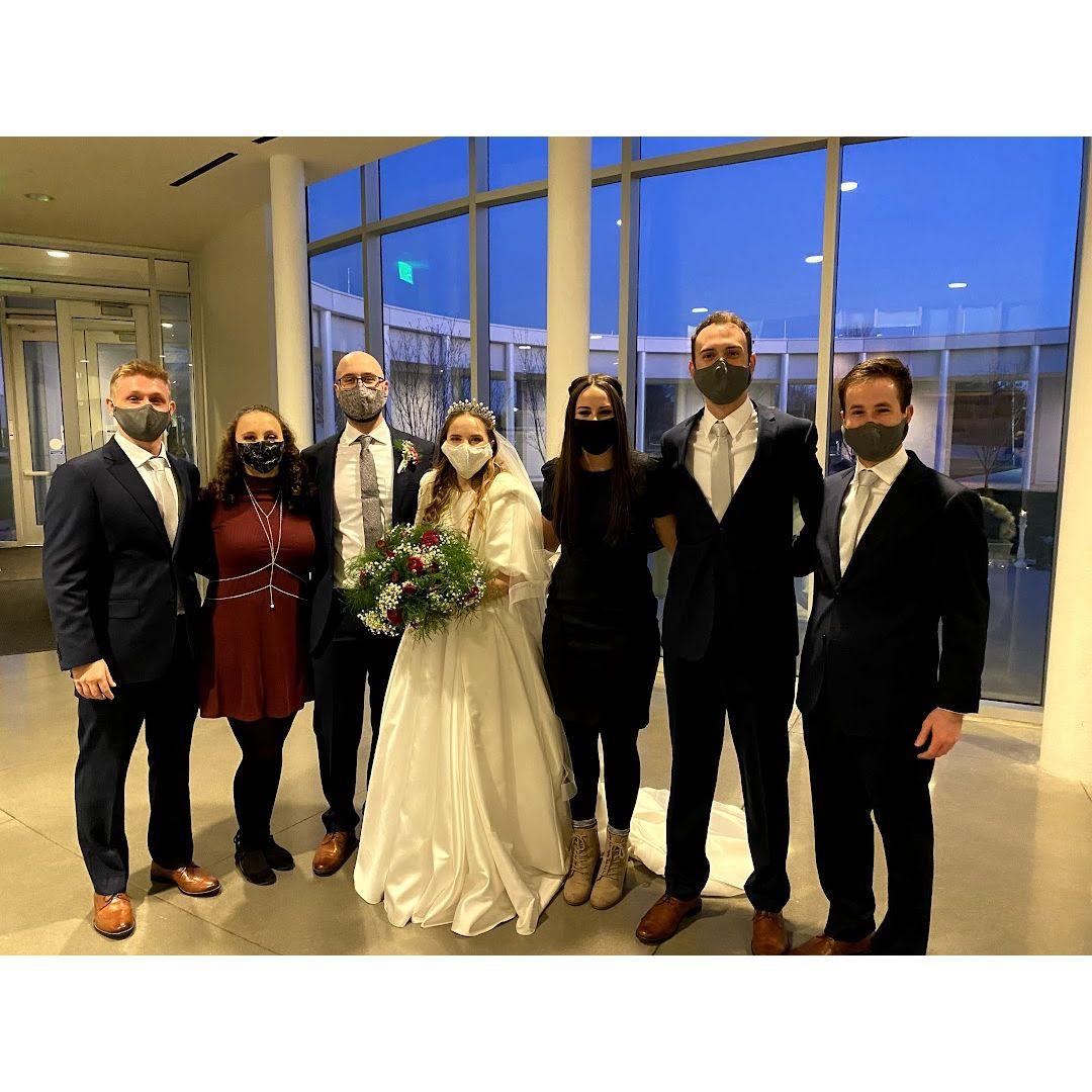 Tim and Kate's wedding ceremony