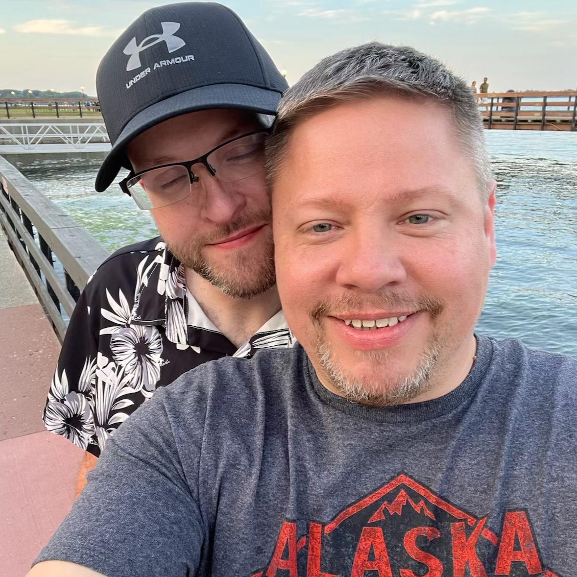 Here’s Matt’s favorite pic! It was early in our relationship and we both knew it was forever!