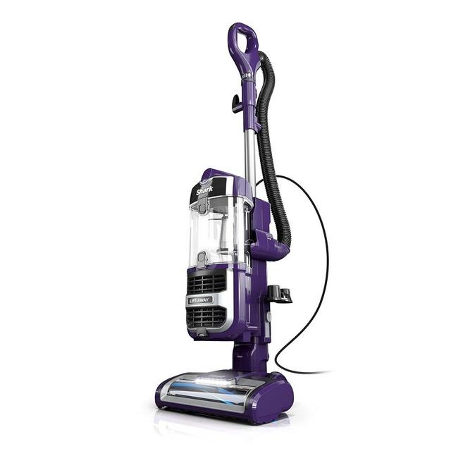 Shark ZD201 Lift-Away Upright Vacuum with Powerfins, Self-Cleaning Brushroll, Anti-Allergen Complete Seal Technology, Eggplant