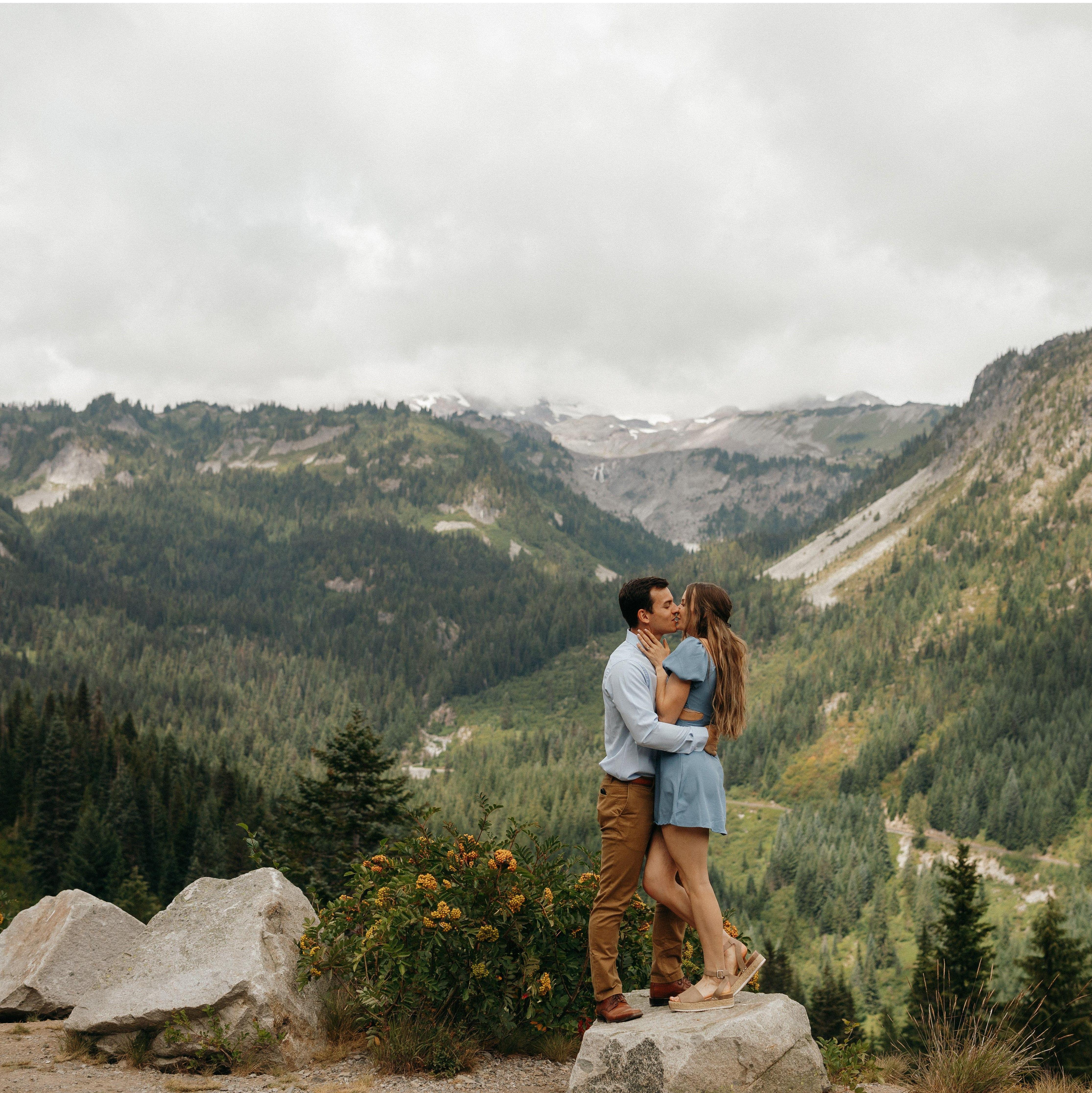 Our engagement shoot in Washington at Mt. Rainier National Park!
