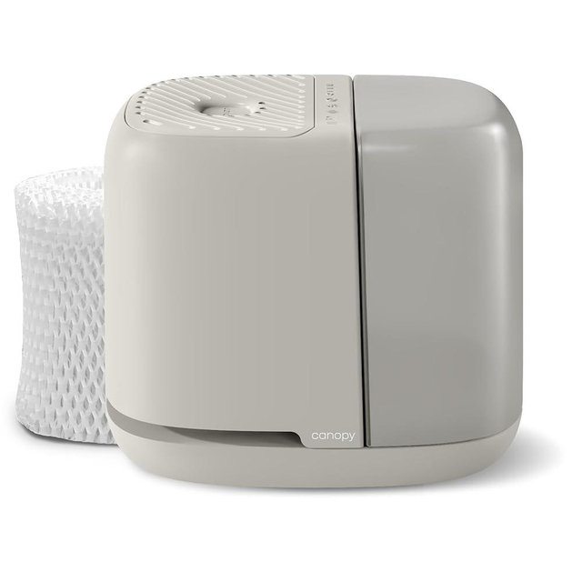 Canopy Bedside Humidifier 2.0, Moonstruck, 36 HR Run Time, 2.5L Capacity - Reading Light & White Noise - Alleviate Symptoms of Allergies, Cold, Dry Skin - Humidifier, Filter, Power Cord & Adapter