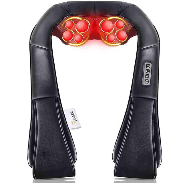 Shiatsu Neck and Back Massager with Heat, VIKTOR JURGEN Deep Tissue Kneading Sports Recovery Massagers for Neck, Back, Shoulders, Foot, Relaxation Gifts for Him,Her,Women,Men