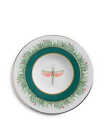 Soup and Dinner Plates Set of 2 Libellula in Ceramic