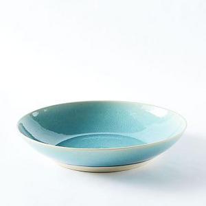 Alta Reactive Glaze Round Serve Bowl, Turquoise