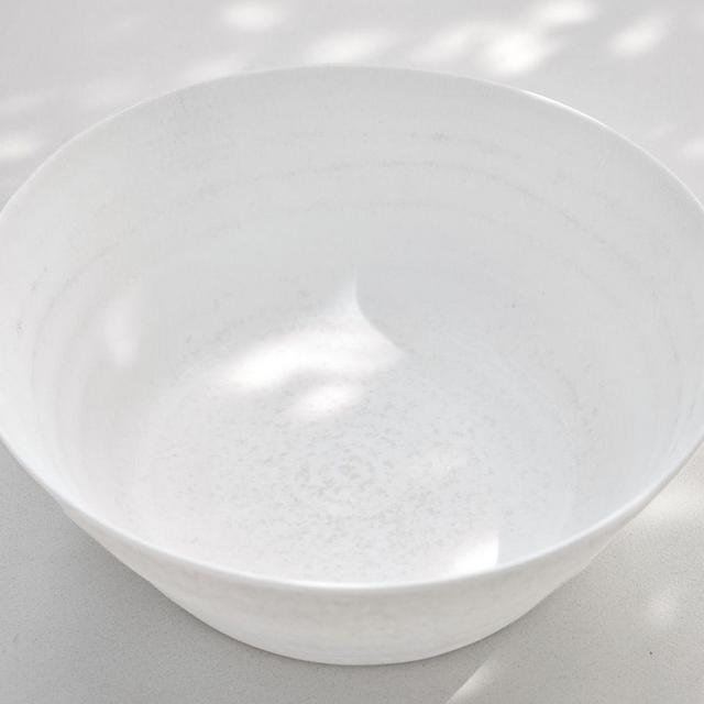 Larkin Melamine Serve Bowl - White