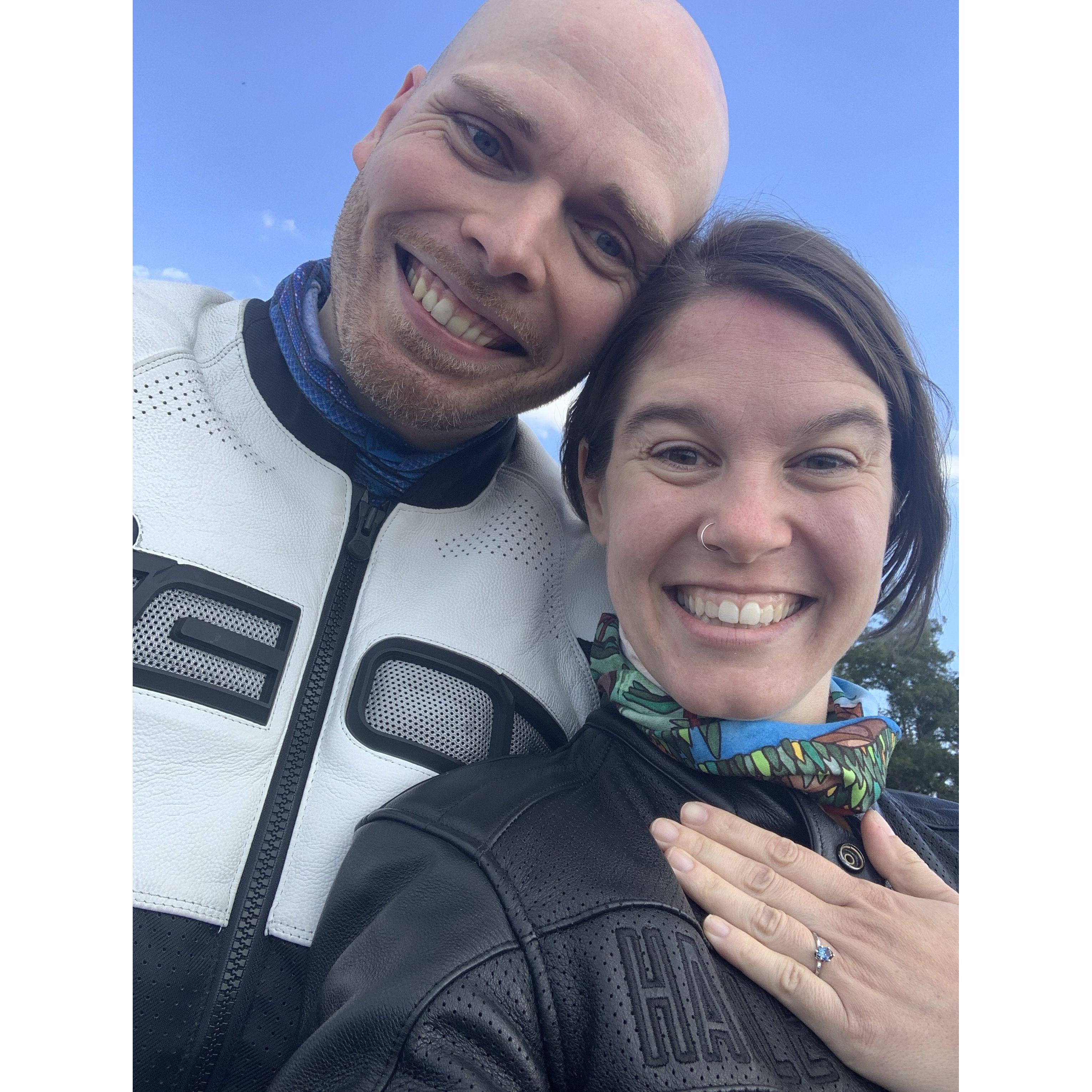 Right after Lauren said "YES!"