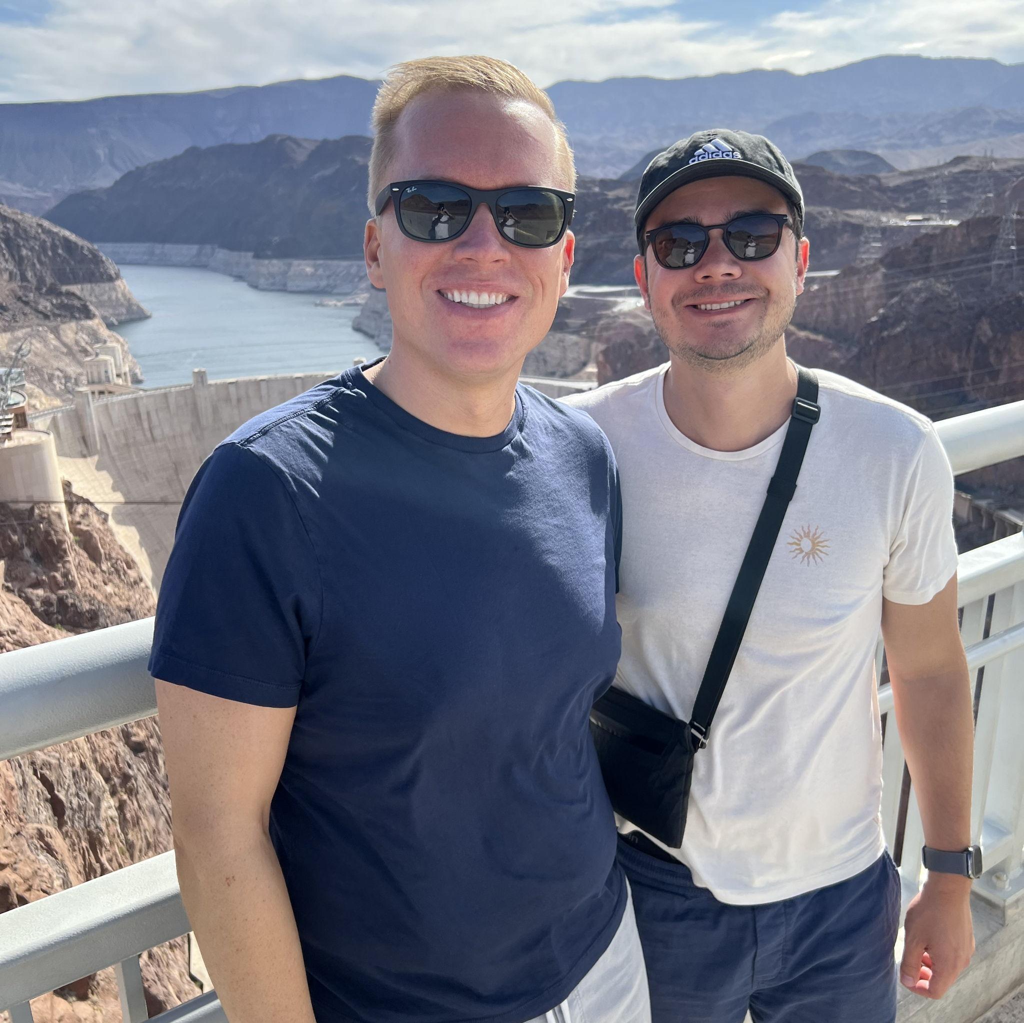 Hoover dam! And Jesse’s first and only time in Arizona =)