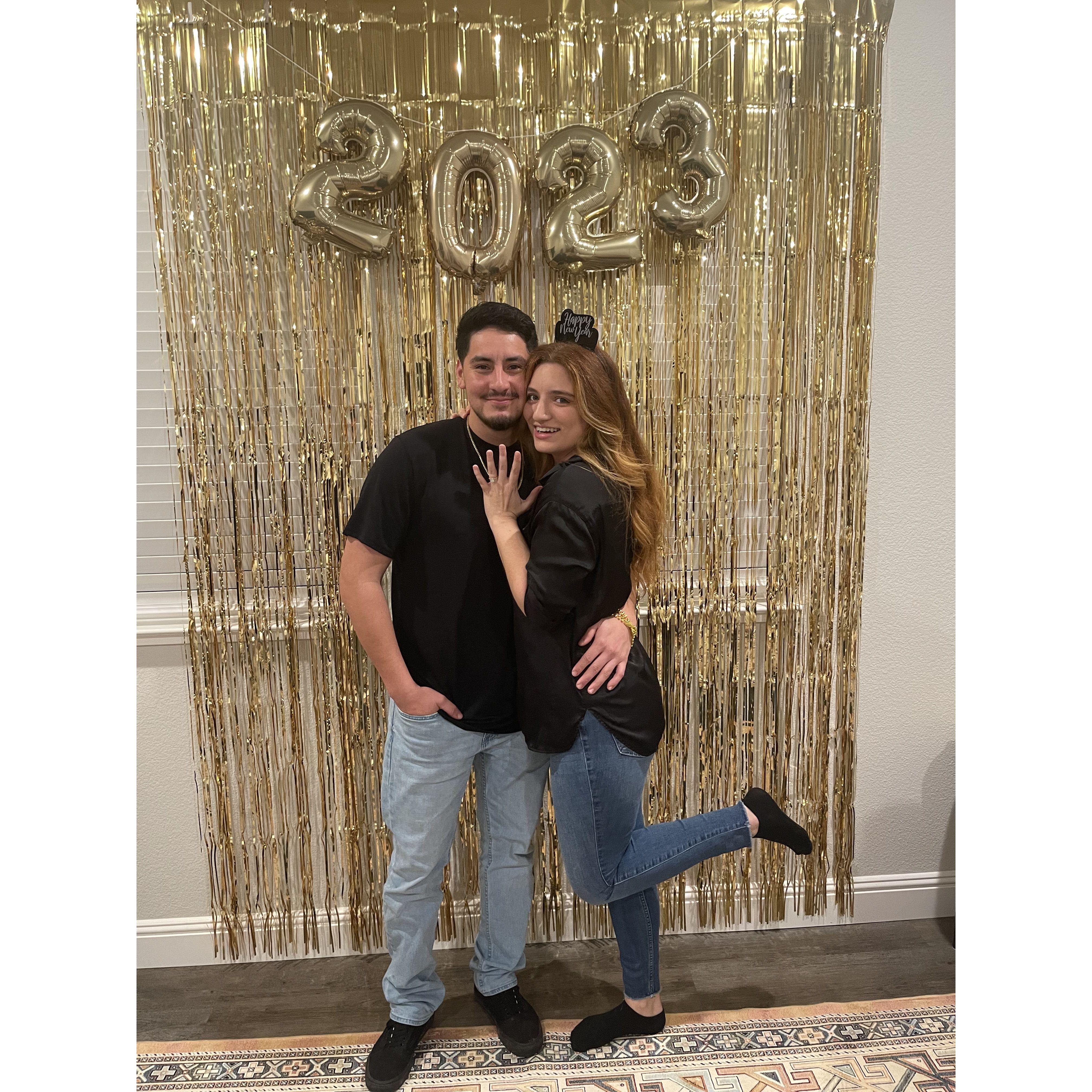 New years 2023! Going into the year of wedding planning!