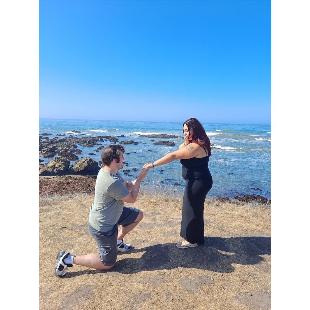 9.3.22 - The proposal at Moonstone Beach