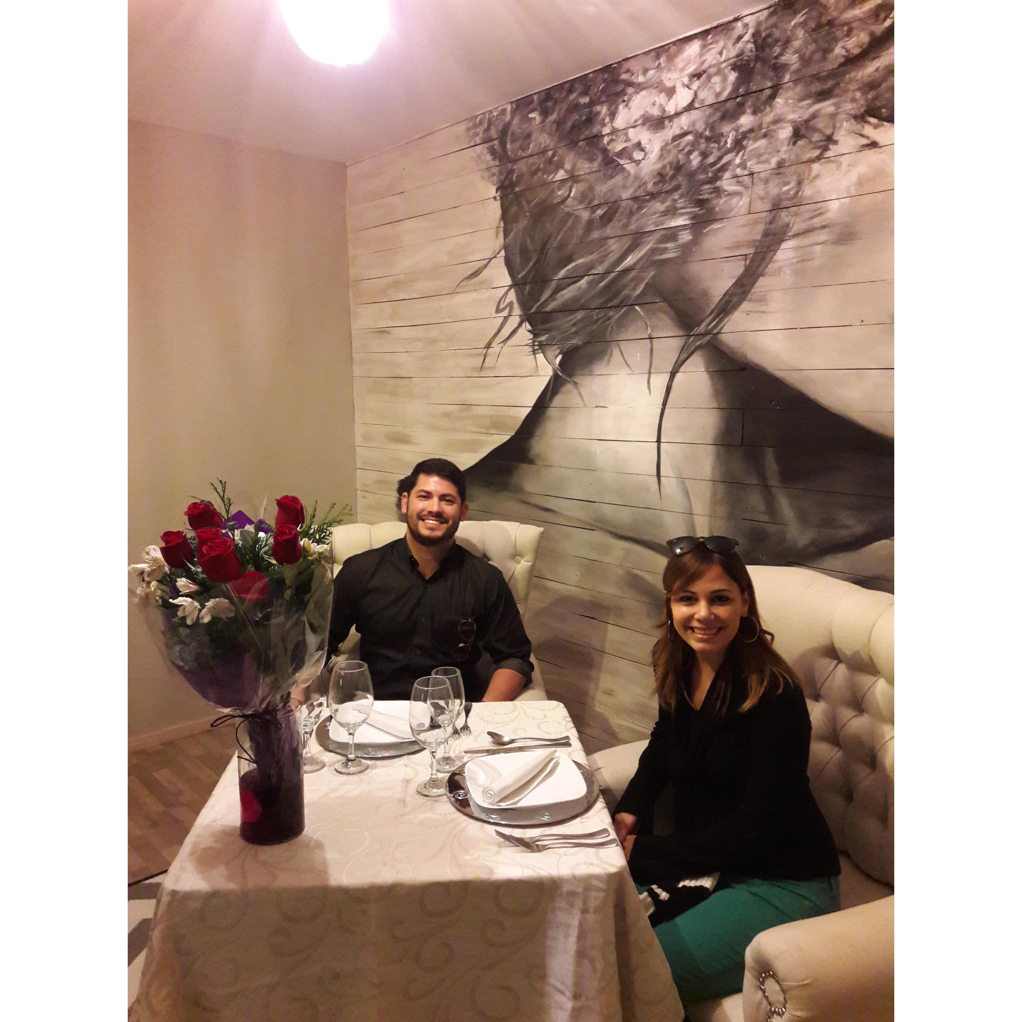 Celebrando 11 meses de novios en México.