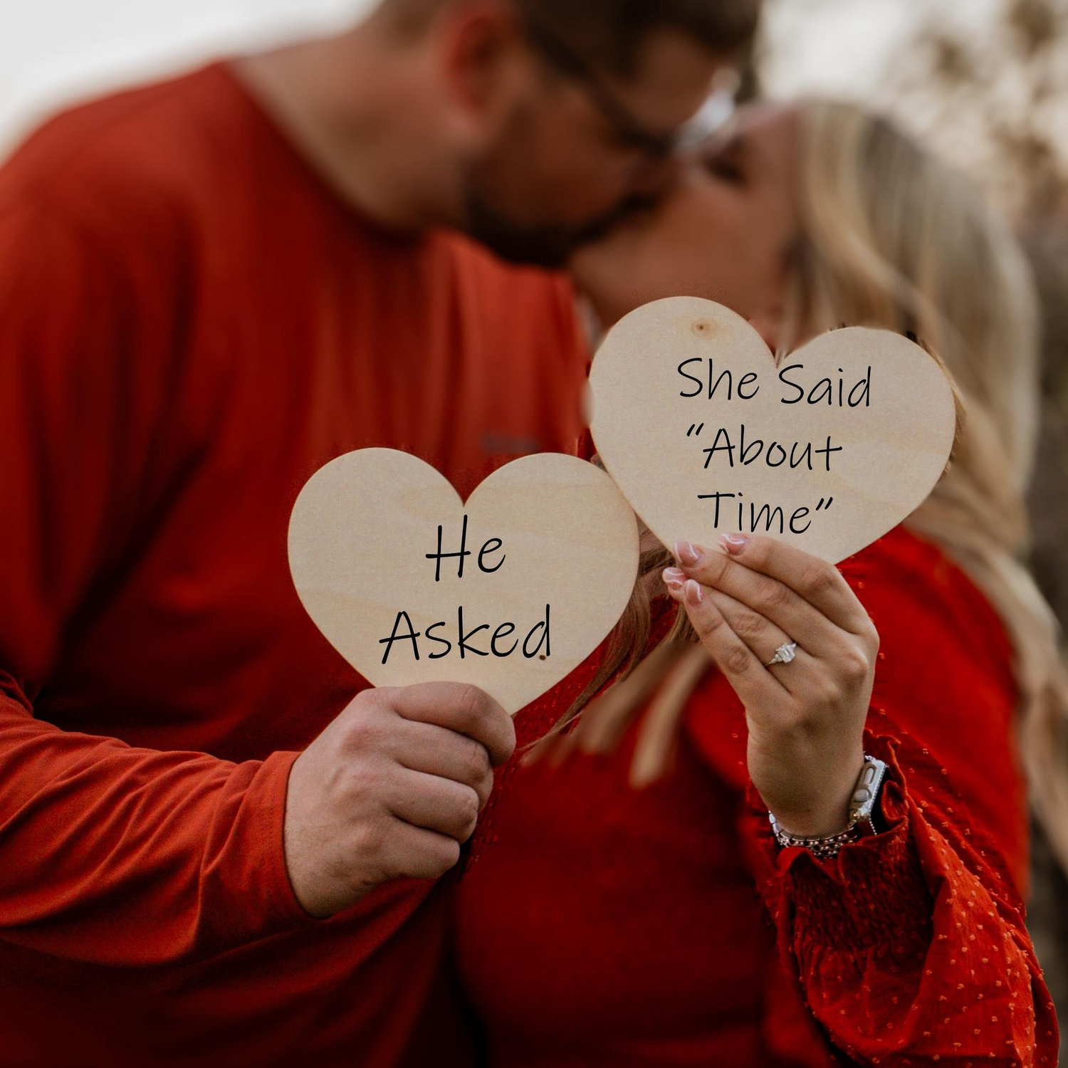 No more asking him everyday about proposing