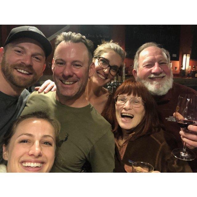 2/15/2020. Celebrating the newlyweds at the Groveland Hotel! (owners Doug and Jenn are in the middle)