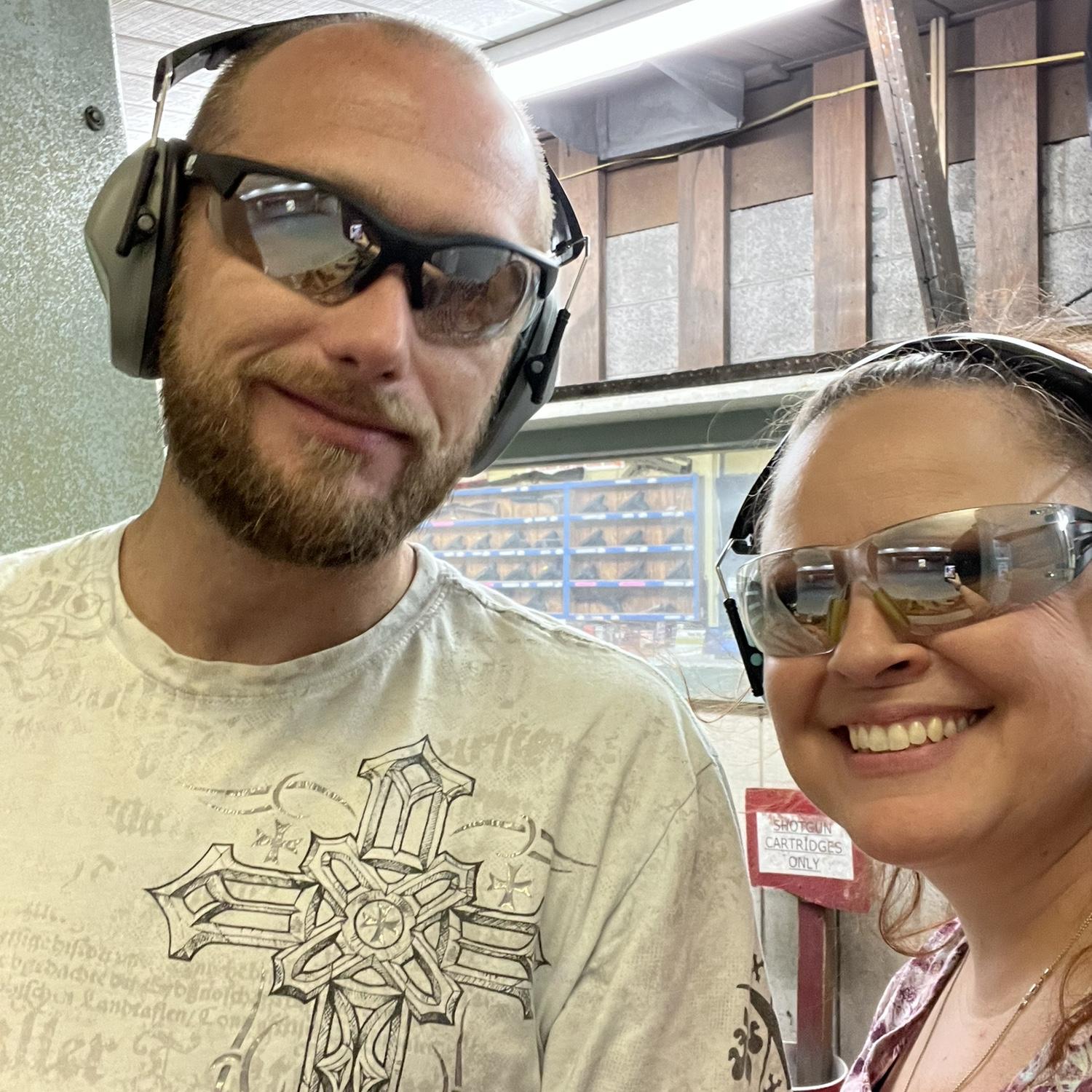 Shooting range for his 40th birthday