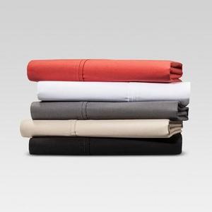Ultra Soft Flat Sheet 300 Thread Count - Threshold™ Queen, White