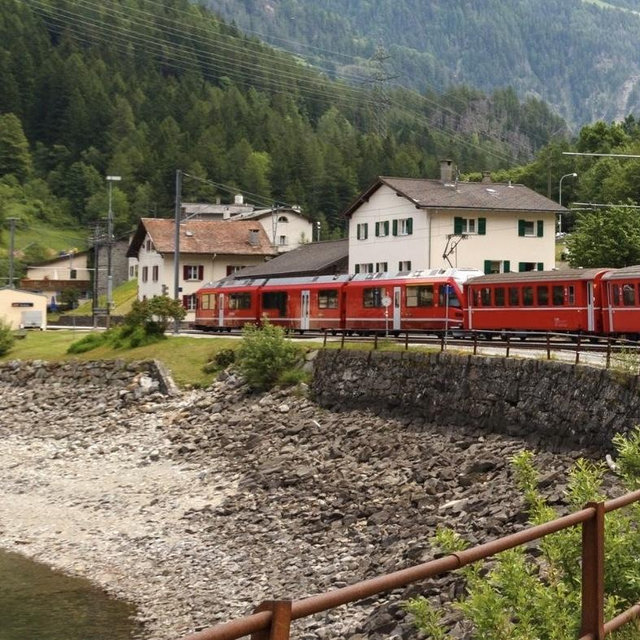 Bernina Express Train Trip