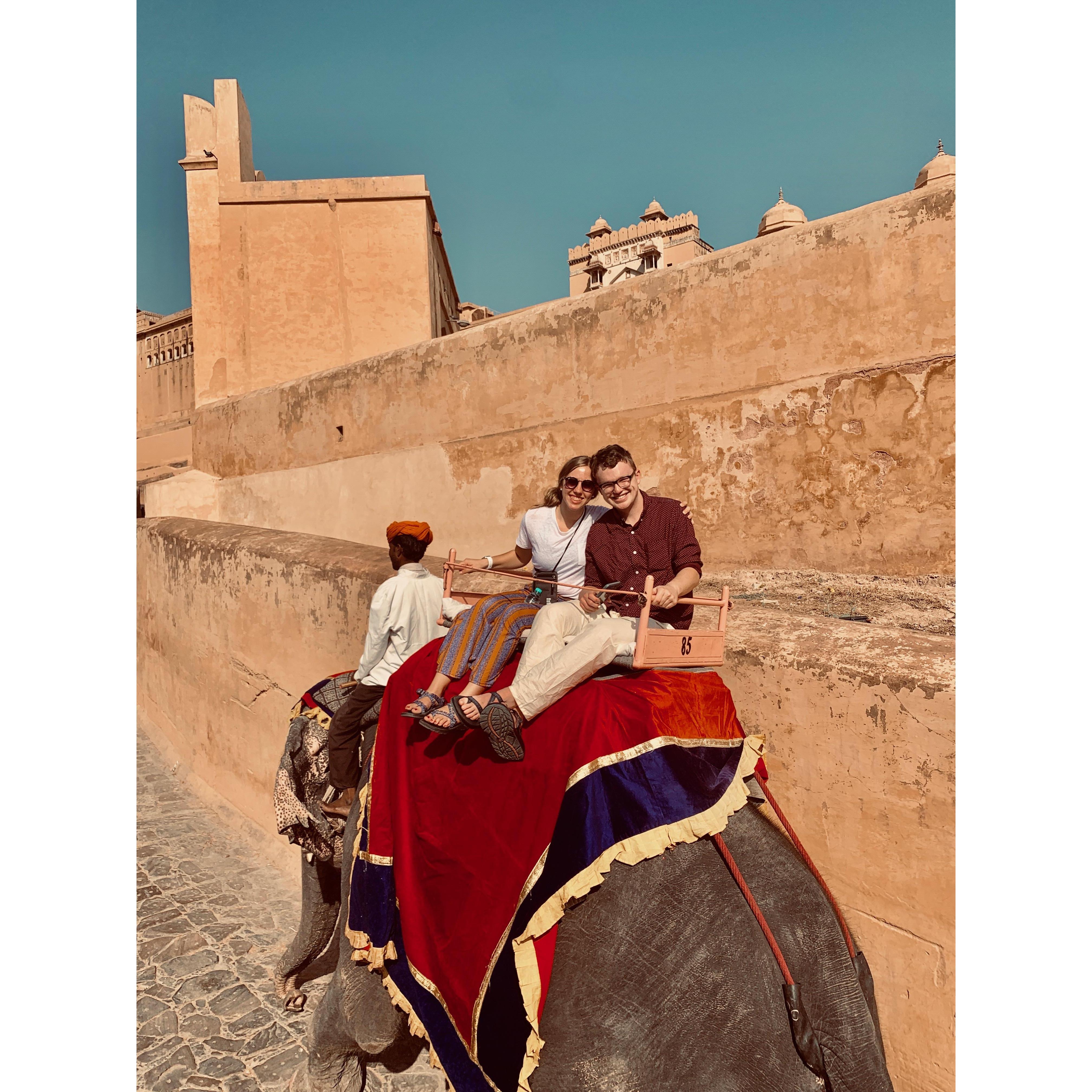 One of the more interesting modes of transportation we have taken! India 2019.
