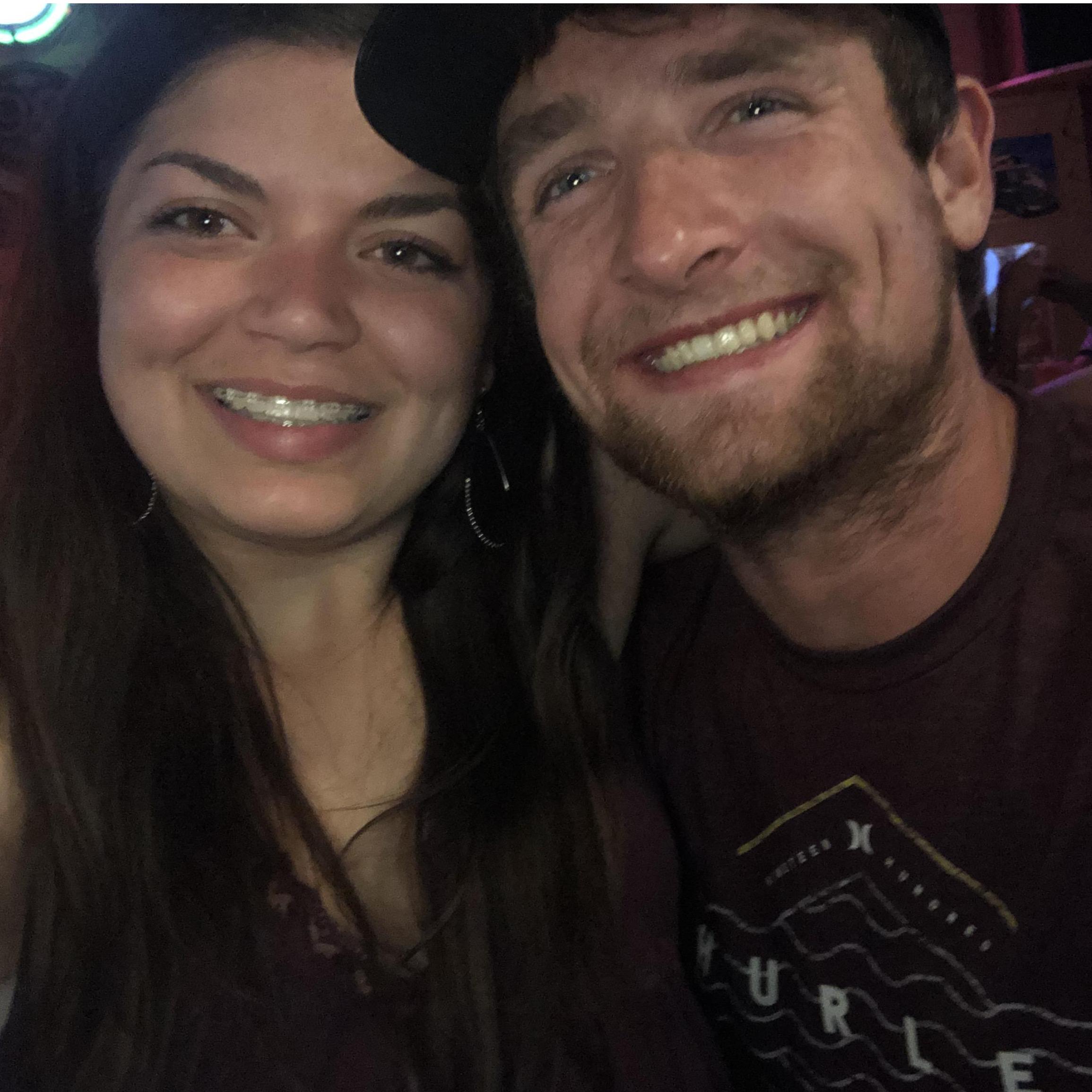 Our first photo together! Ever!