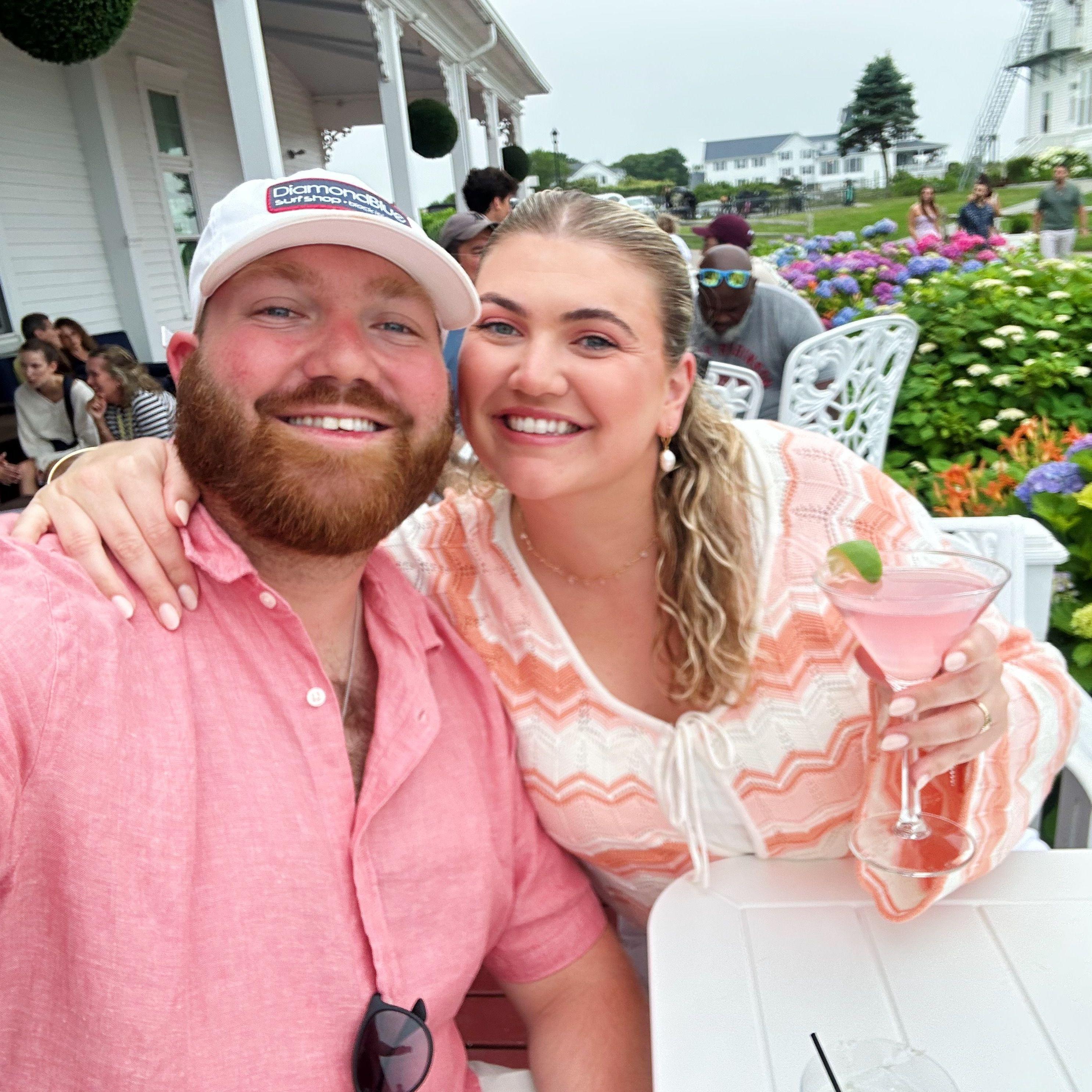 July 7, 2024 — Celebrating three years together in Block Island