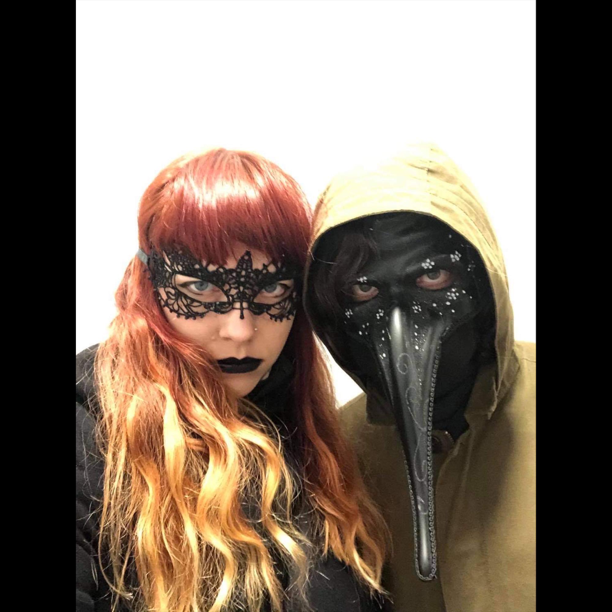 Dressed for a Halloween date @ Greenwood Cemetery