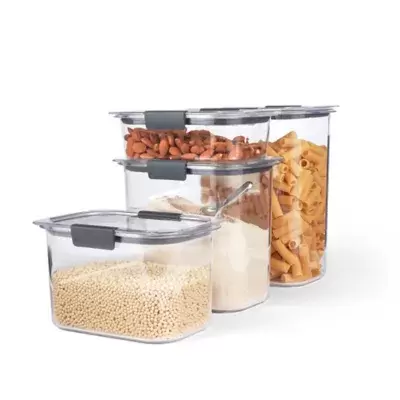 Rubbermaid 4-Piece Brilliance Dry Storage Set