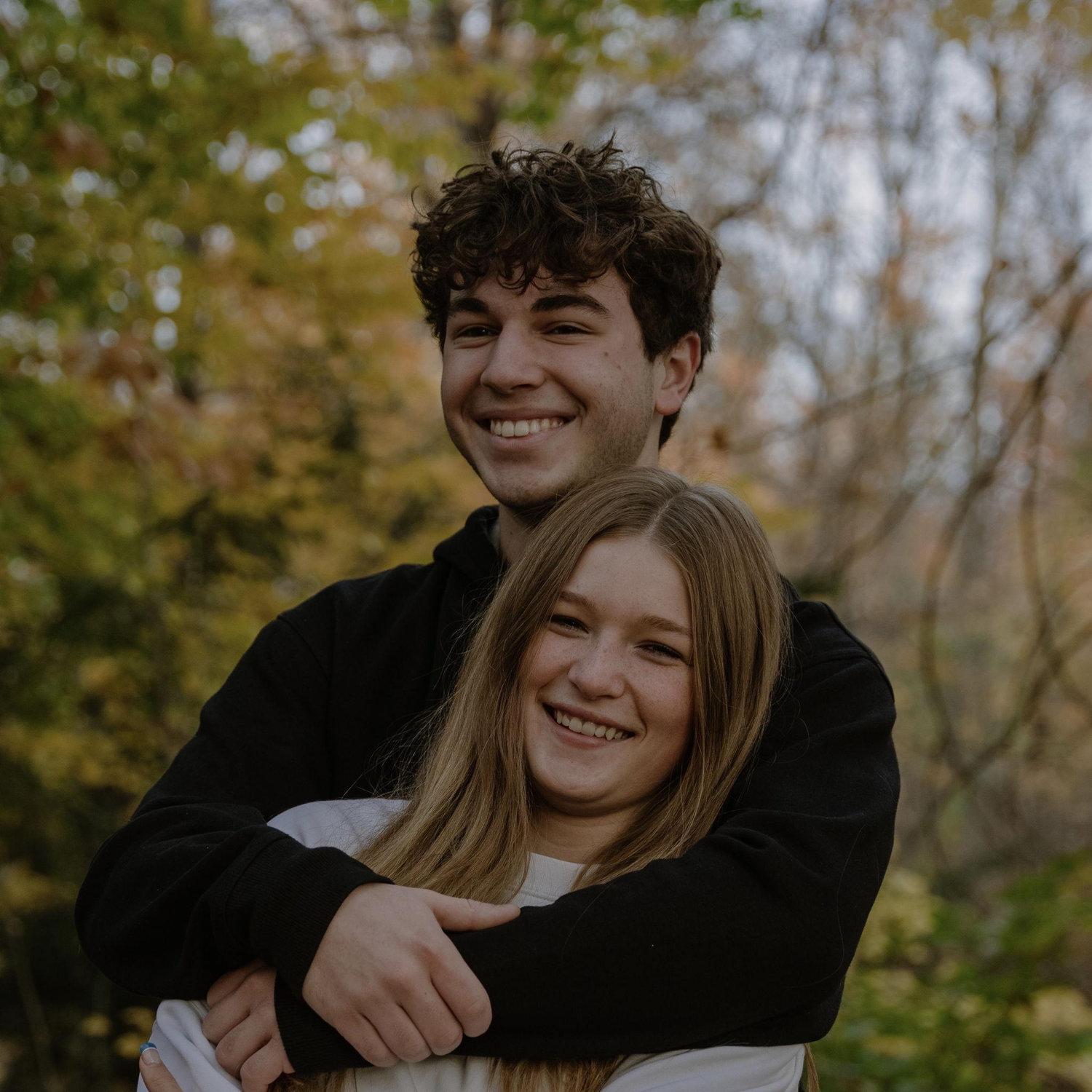 Us during Eli's senior pictures