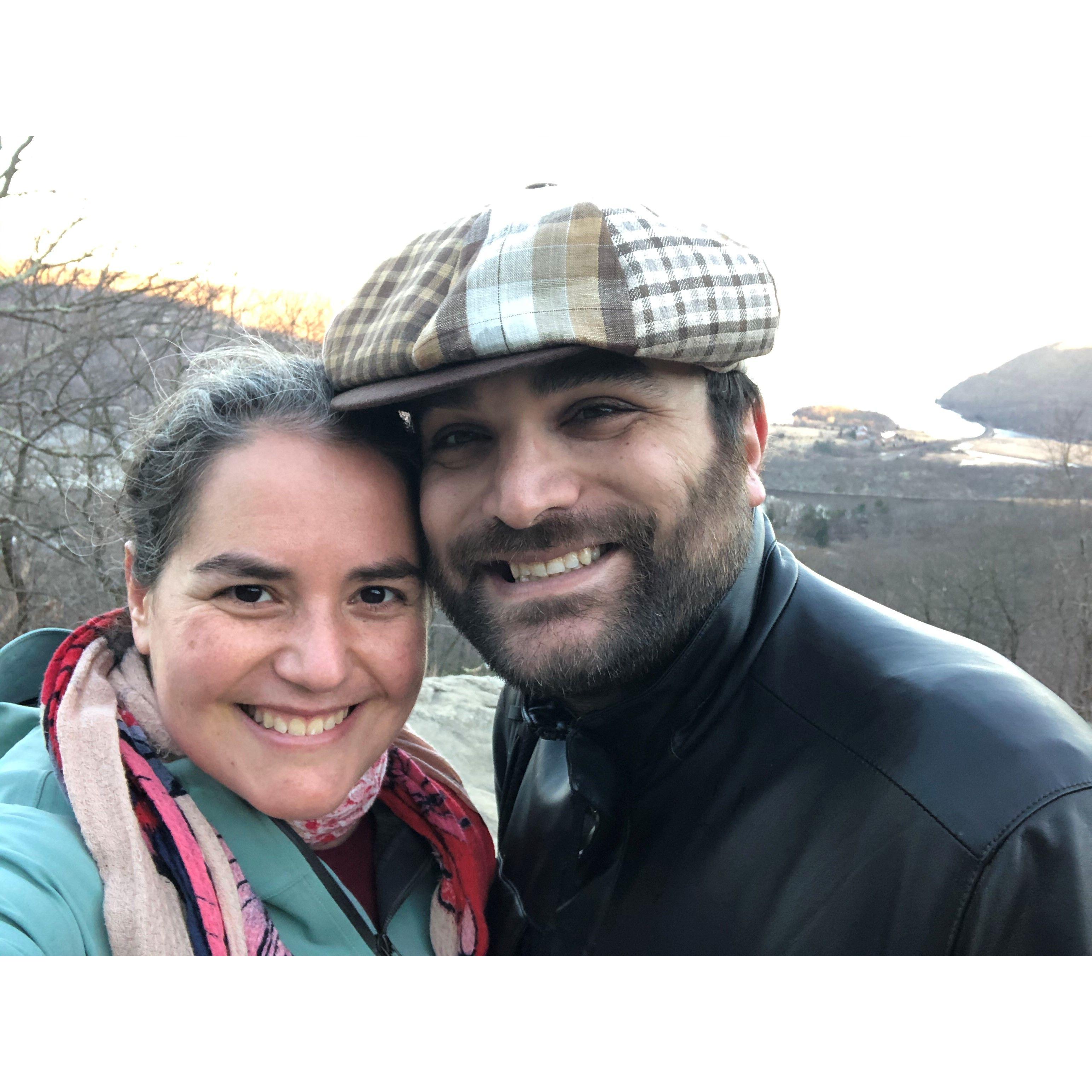 At the top of Bear Mountain!