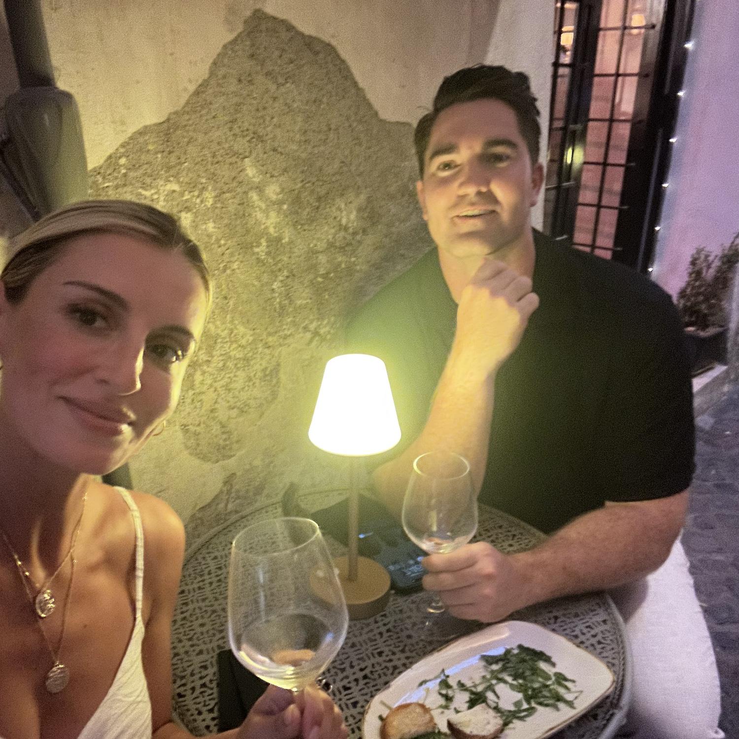Our first date in Rome!