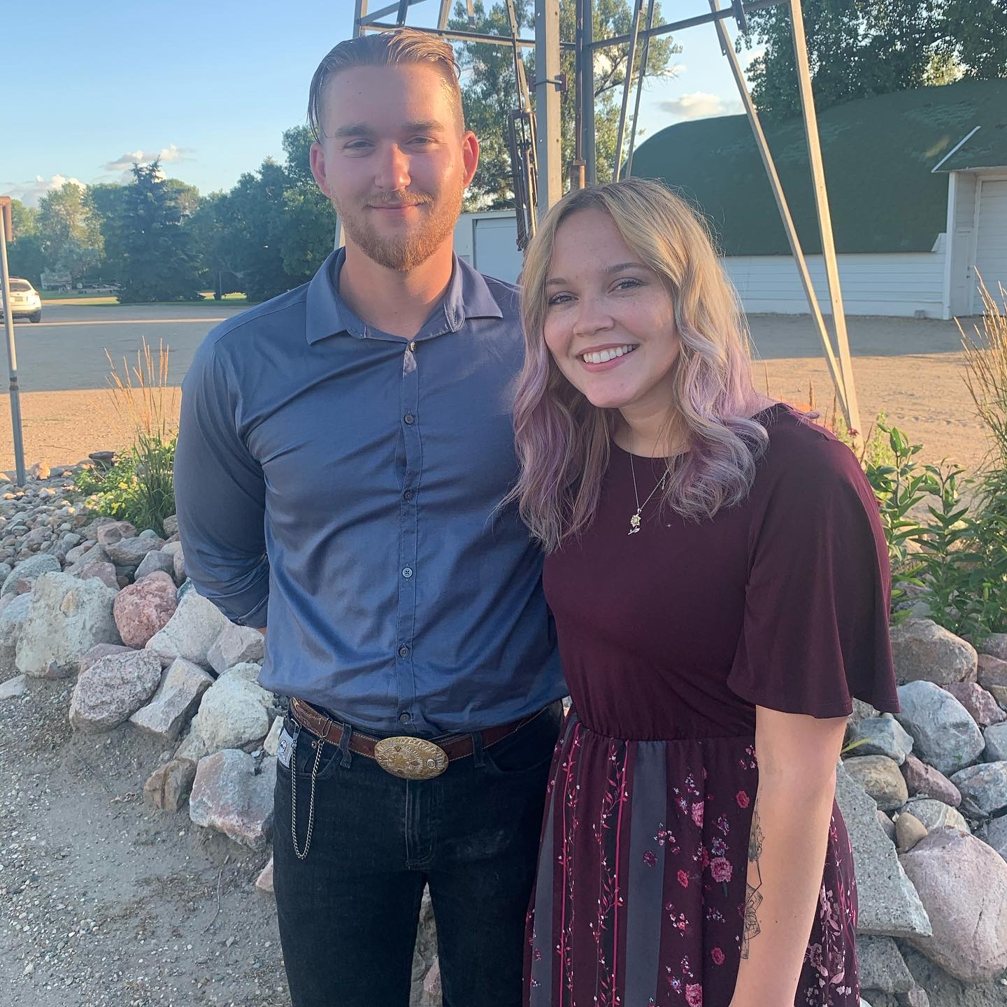 A quick picture from a wedding we attended.