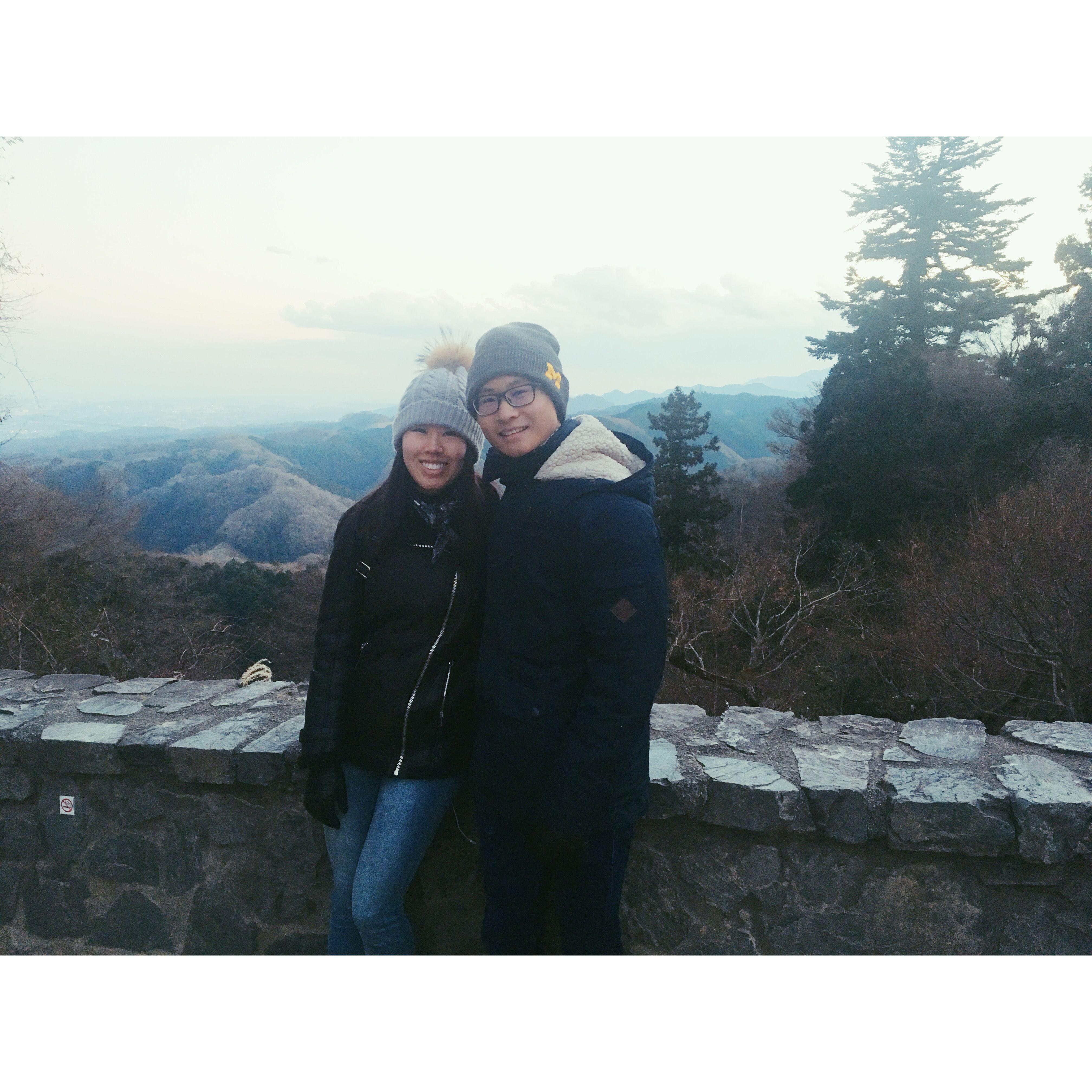 Japan 2018 - Michelle was here on a school trip and Ivor came for a few days before.