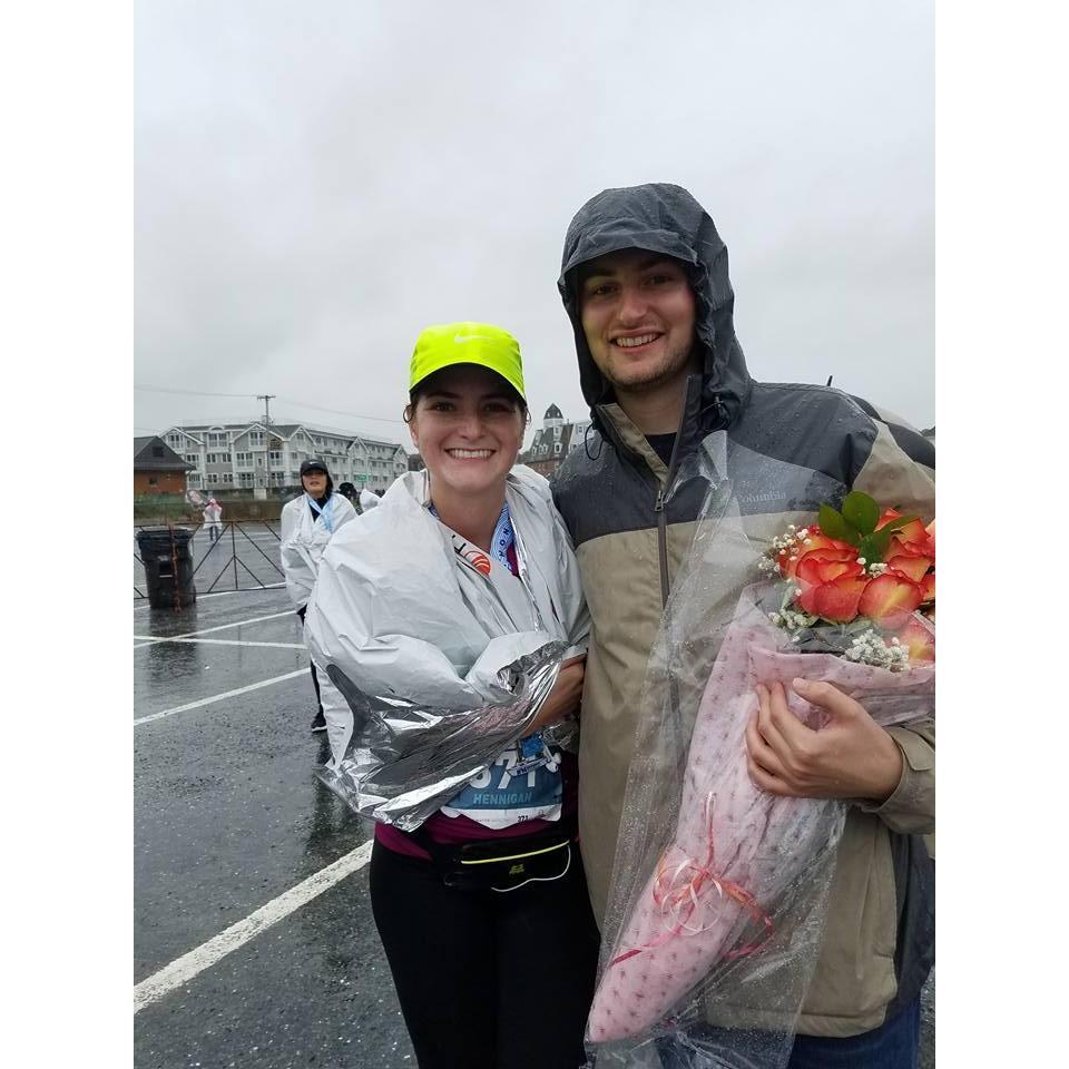Alyssa's first Marathon Newport RI