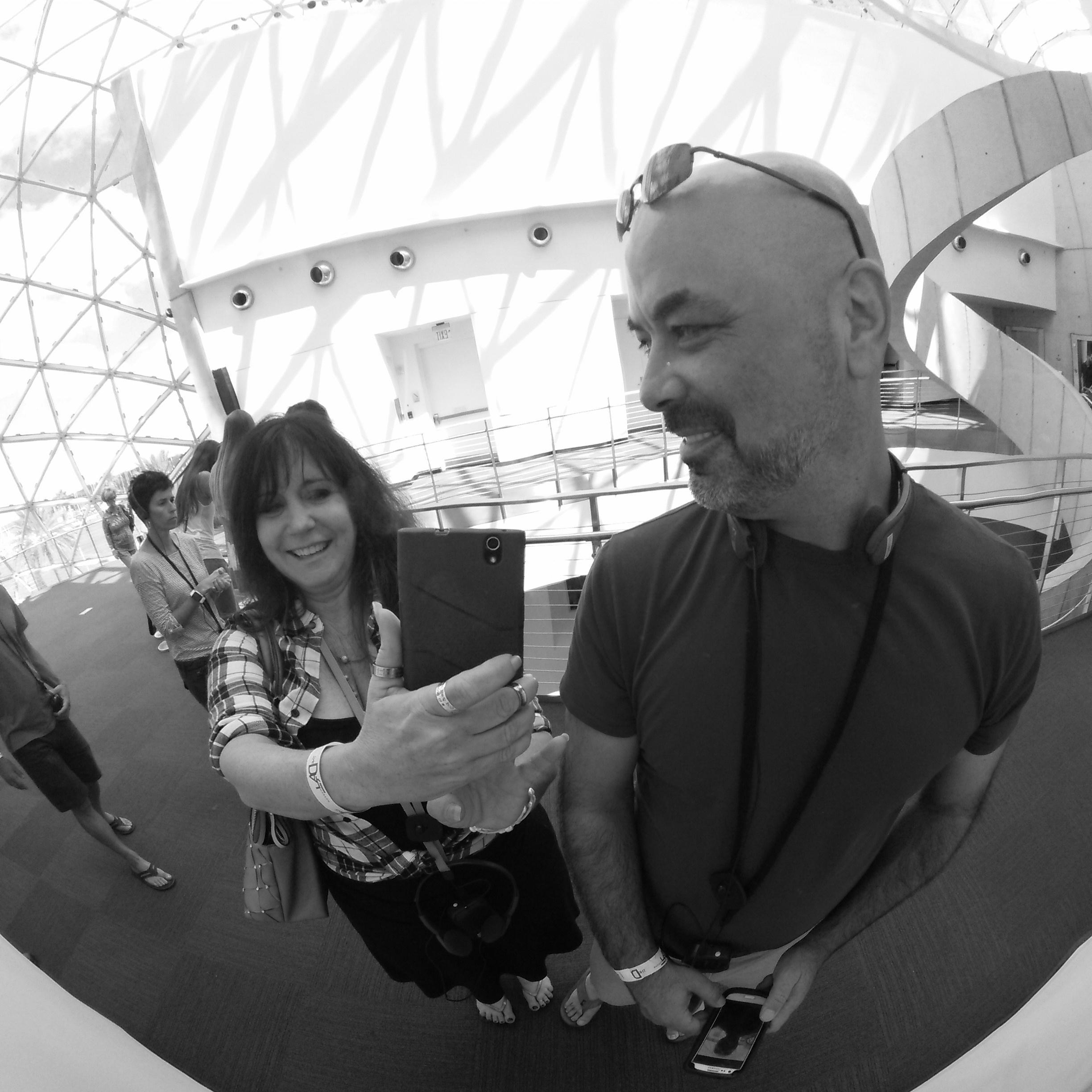 The Dali museum the weekend we got engaged.