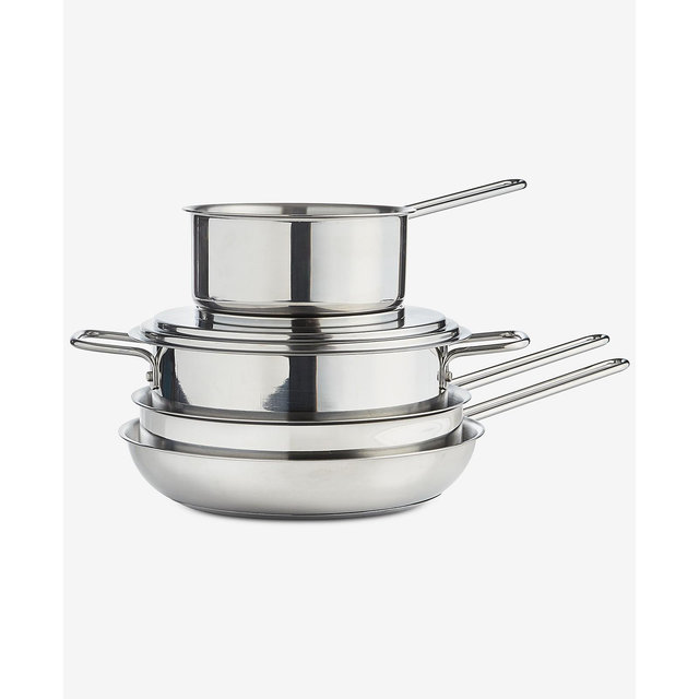 Arch Studio 5-Pc. Stackable Stainless Steel Cookware Set, Exclusively at Macy's