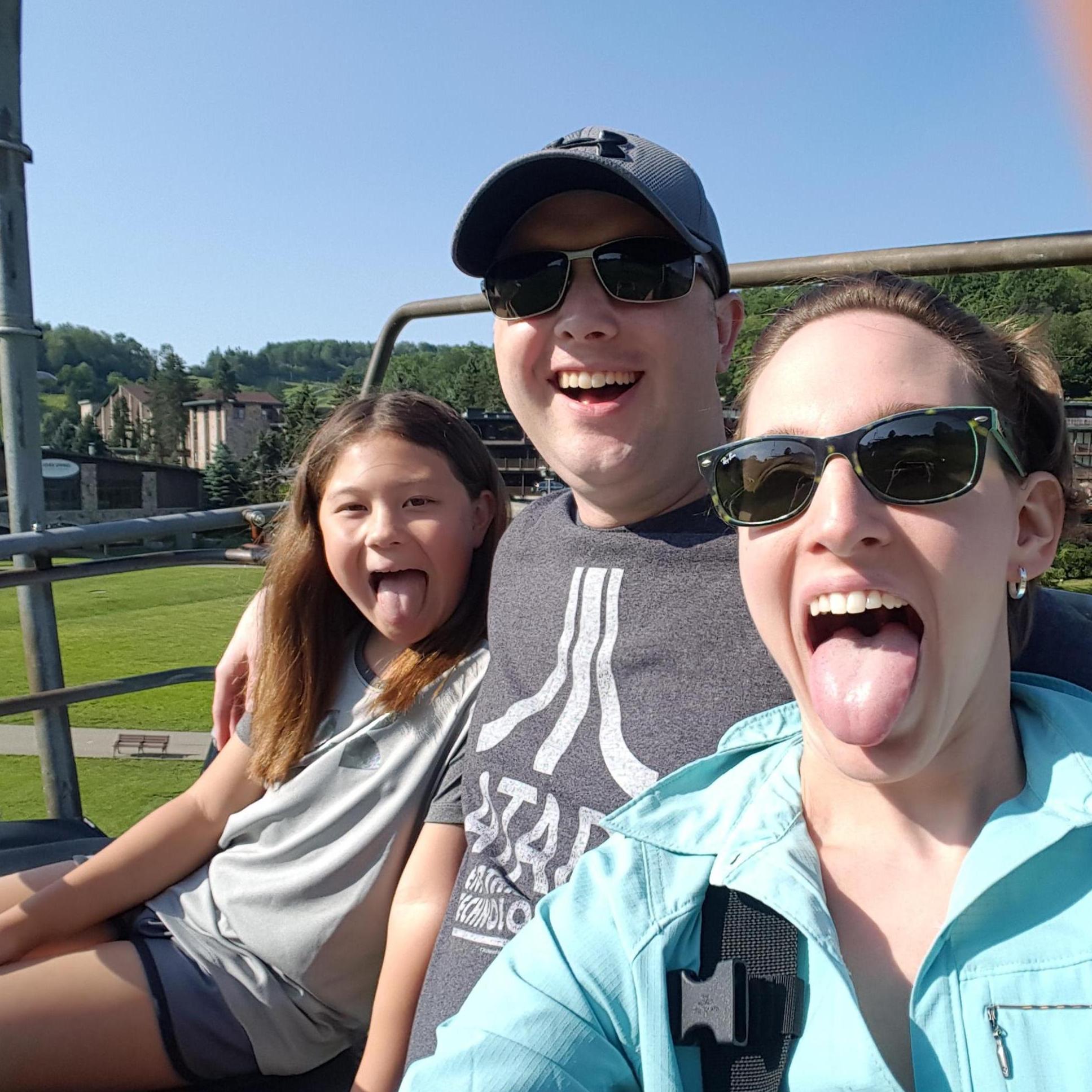 Sophi and Steve's first trip to Seven Springs