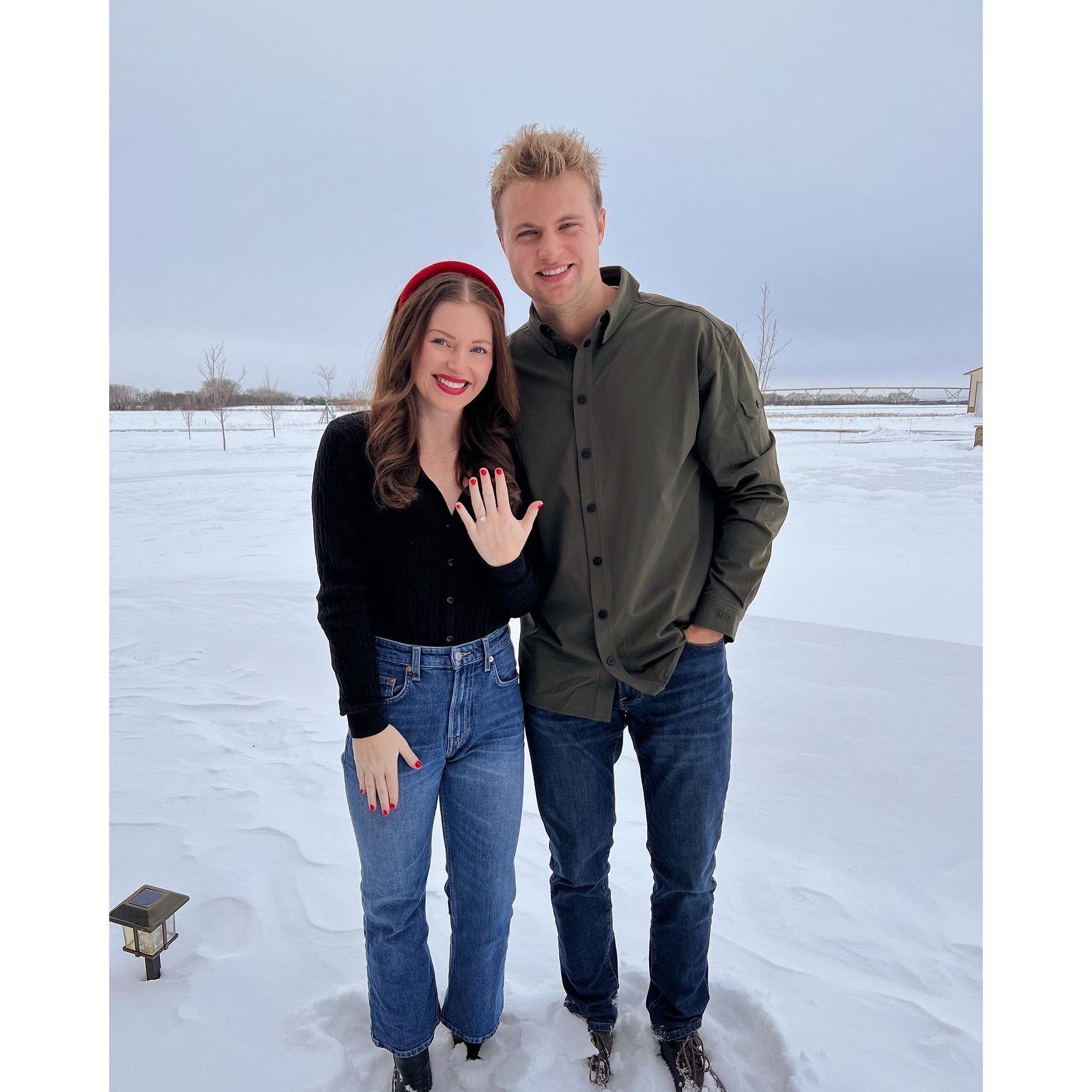 WE ARE ENGAGED