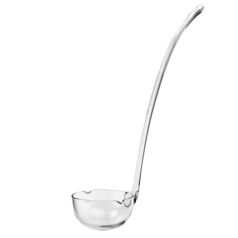 Badash Serveware Mouth Blown Lead Free 12-13" Crystal Gravy, Dressing or Punch Ladle