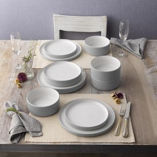 ColorTex 12-Piece Dinnerware Set, Service for 4
