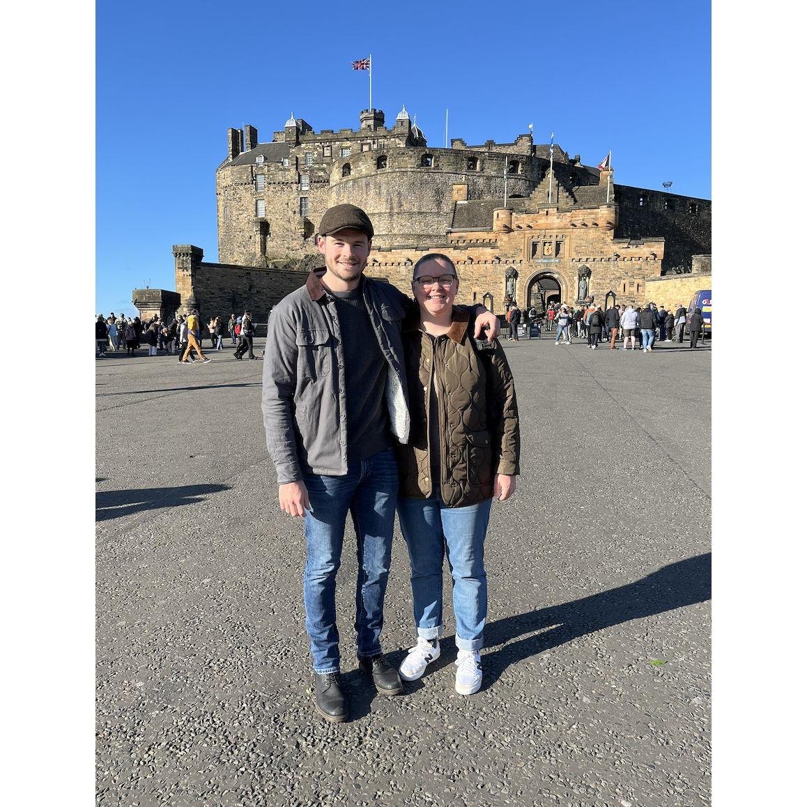 At Edinburgh Castle in 2024