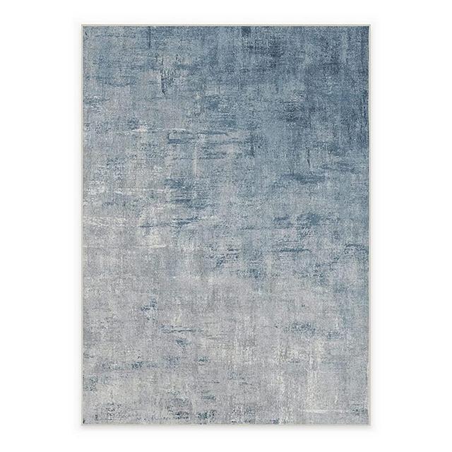 Ruggable – Impasto Slate Blue – Machine Washable Area Rug – Pet & Child Friendly – Stain & Water Resistant – Non-Slip – 5'x7'