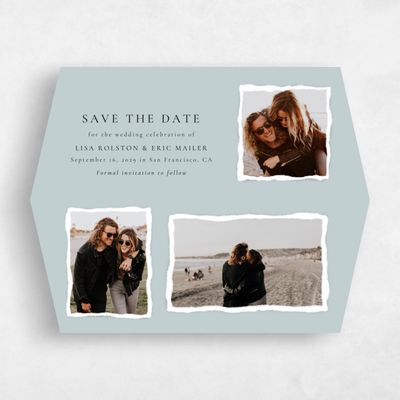 Blue Diamond Wedding Save the Date - Jayden Multiphoto